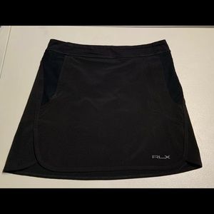 RLX Ralph Lauren golf skirt. Classic black.